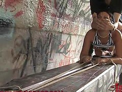 Humillated Housewife Must Be Naked in Public