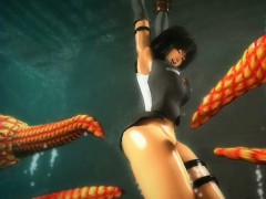 Tied up eD hentai cutie gets fucked