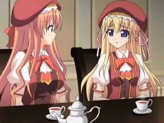 Brunette anime gets laid in woods