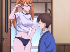 Tall anime volleyball hottie fucks boy hard in dorm sex