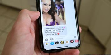 Horny stepmom wanted stepsons big dick and she surprise