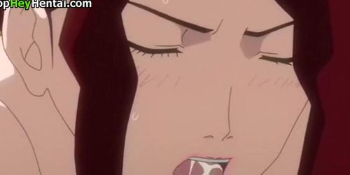 Hentai busty horny girl getting fucked hard