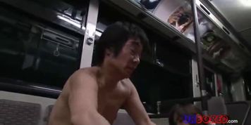 wife hard threesome fucked by driver on bus io