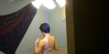 Hidden Camera - dressing in bedroom