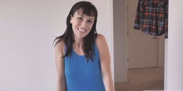 Alanas milf pussy cums on Brothers hard dong