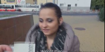 A big amount of money for Ashleys tits and shaved pussy