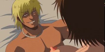 Busty anime slut getting slammed