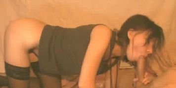 Coed couple homemade blowjob