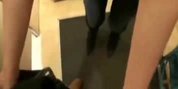 Amateur blonde gf blowjob and facial in dressing room