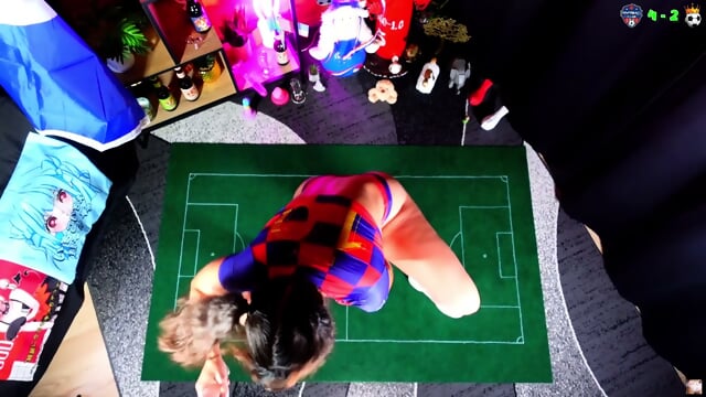 Sweaty Soccer Babe Rides Dildo After Rough Match
