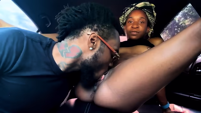 Ebony Amateur Beach Pussy Eating Creamy Car Orgasm