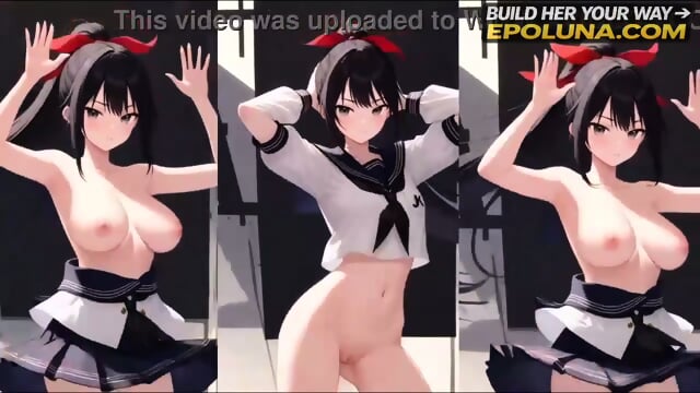 Korean Anime woman with JK AI