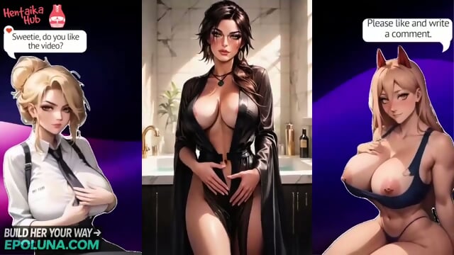 Hentai Animation With Lara Croft - Her Body Is Too Good to Leave Unsatisfied Vol. e