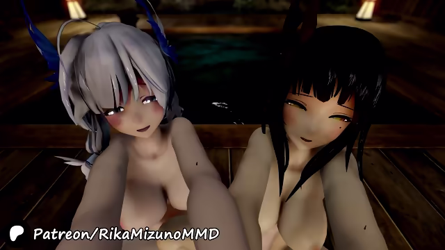 Boob Dance - Kangxi And Illustrious | Azur Lane eD Anime MMD R-i8 Ri8