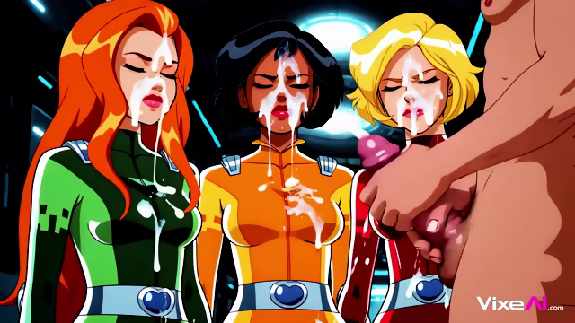 Cartoon Sluts Covered In Cum, Explosive Cumshot Compilation. AI Generated