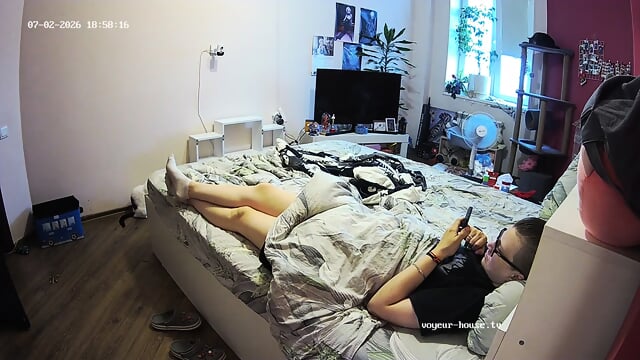 Bedroom camera at Gella, Winston Wolfe reallifecam apartment-o2