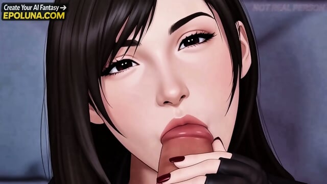 AI-generated, Tifa Animation, Oral Sex, Vaginal Sex, Passionate Lovemaking, an Artistic Animation of Sexual Love.episode twoAIjoe