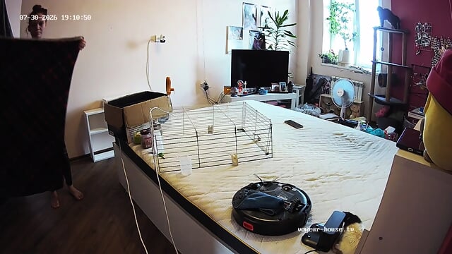 Bedroom Camera At Gella & Winston Wolfe Reallifecam Apartment At Voyeur House TV From i7 H eo Min To i9 H ee Min