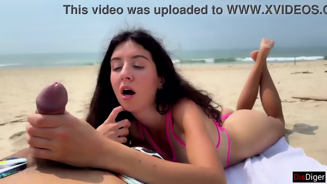 Katty Handjob Beach