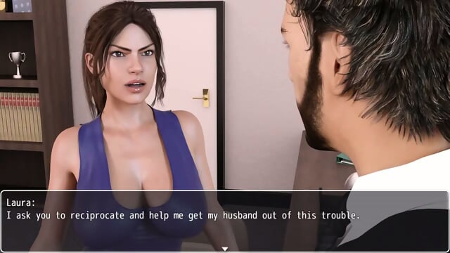 Laura Lustful Secrets: Cheating Wife Saving Her Husband From Loosing His Job Episode 4e