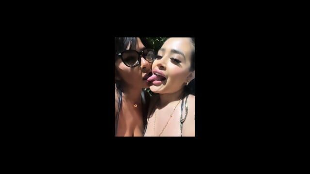 Midnight Latinas Lesbos Beach Fun with Passion Squirtin