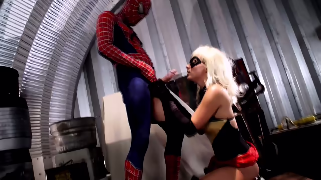 [PB]Avengers XXX 5/5 Ms. Marvel Fucks Spider Man Lexi Swallow Parody Superheroine Costume Cosplay Latex Bodysuit Ripped Lingerie Cumshot Facial