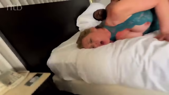 Hubby Cums On His Wifes Face While Bbc Bull Is Balls Deep In Her
