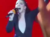 Spanish TV Presenter Ines Hernand Shows Her Tits