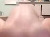 Wet Pussy Lips Riding Dildo Sound Up
