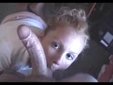 Blonde with big cock