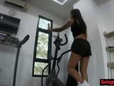 Asian girlfriend jerking boyfriends big cock