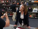 Hot business woman nailed to earn money