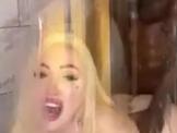 Big Tits PAWG Interracial Doggy In The Shower