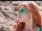 Redhaired pornstar from Justice League XXX parody enjoy