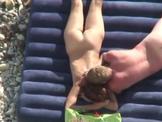 Public Beach Masturbating hot vacation