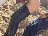 Asian Slut Outdoors