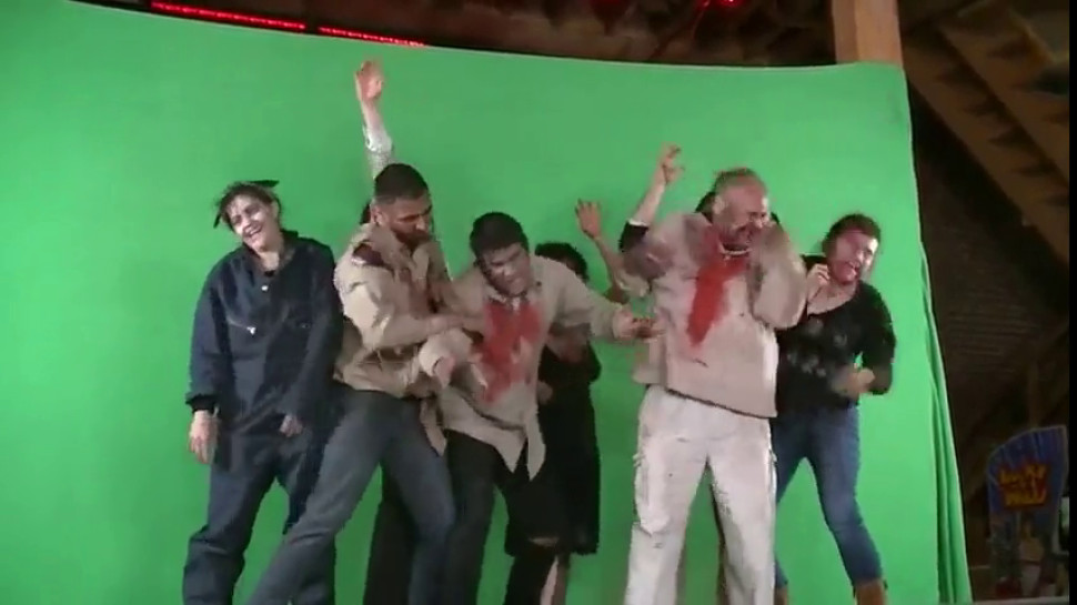 Behind the scenes of Zombies hardcore movie