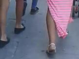 culo en vestidito