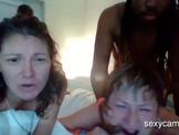 Double pussy penetration and hard BBC pounding for two
