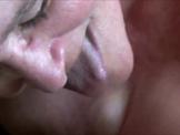 Amateur grandma closeup cocksucking