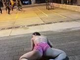 Amazing Latina Twerks Her Ass Outside