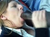 Mature lady interracial ducksucking