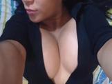 Gorgeous Latina MILF Teasing On Webcam