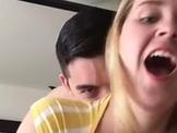 Girlfriend enjoying sex