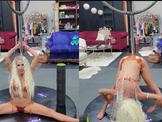 mature pole dancer