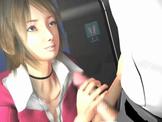 Sexy anime bitch gives oral sex