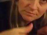 Milf takes a mouthful