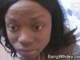 Interracial sex with black babe
