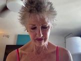 Grandma playing with Cock