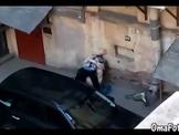OmaFotzE Amateur Grandma Sex in the Back Alleyway